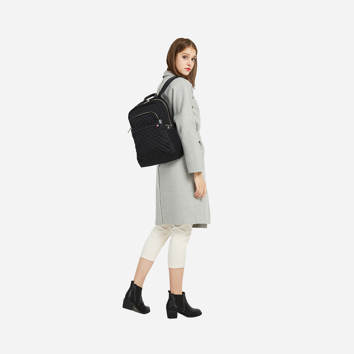 Nordace Ellie - Mini mochila para mujer con puerto de carga USB, resistente  al agua, mini mochila diaria, Negro -, Mochilas Daypack