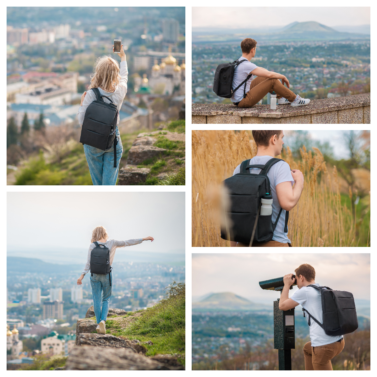 Nordace - Traveling made easy with the #Siena and #Nelson backpacks.  #hiking #traveling #backpack #smart #nature #mountains #adventure #nordace