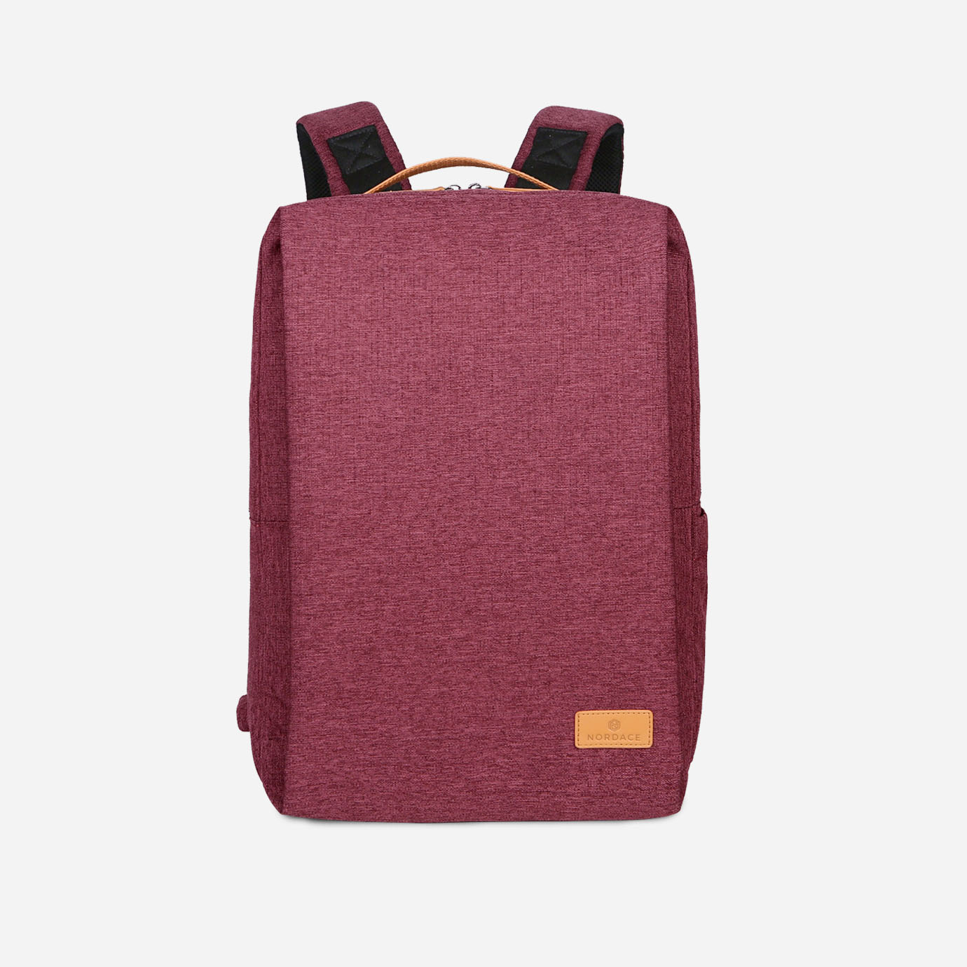 maroon backpack