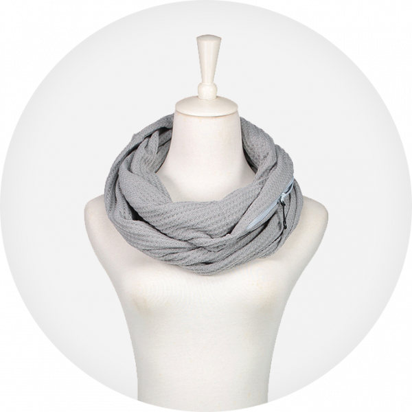 Nordace Infinity Travel Scarf with Hidden Pocket