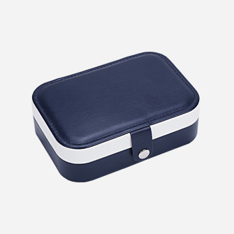 Double Layer Compact Travel Jewelry Box