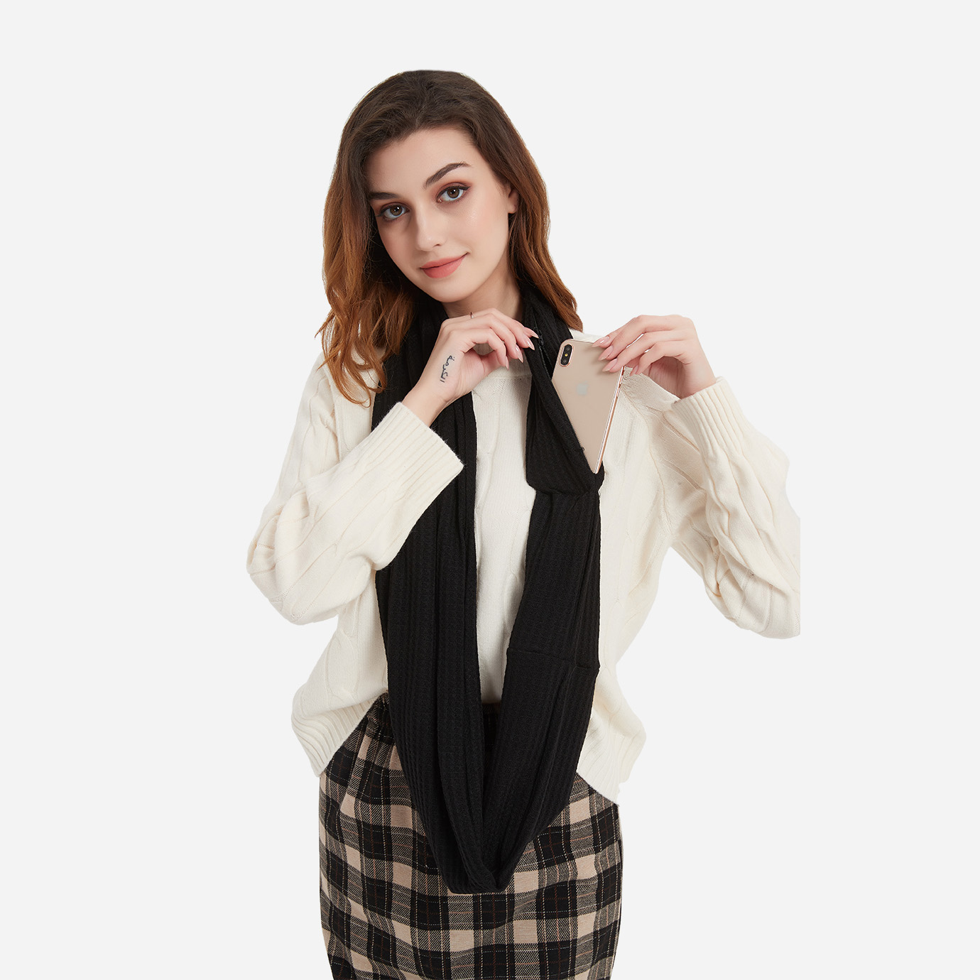 Nordace - Infinity Travel Scarf with Hidden Pocket