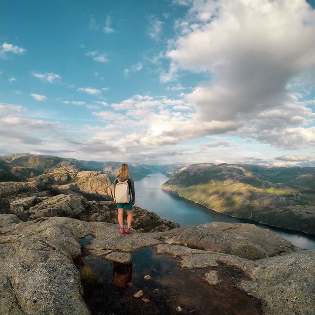 Happy moments...
.
.
Preikestolen - Norway
.
.
#norway #preikestolen #fjord #norge#travel #girlswhotravel #traveladdict #visitnorway #travelgram #wanderlust  #adventure #explore #happy #collectmomentsnotthings #landscape #naturephotography #view #naturelover #nationalpark #nordace #stayandwander #breathtakingview #gopro #earthpix #ourplanetdaily #outdooradventures #hiking #lasportiva #roadtrip #passionpassport