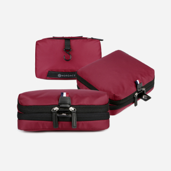 Packuum收納套裝：2個立方體收納包& 1個旅行收納包