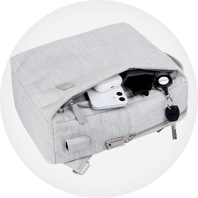  Nordace Siena II - Mochila de viaje inteligente con puerto de  carga USB, resistente al agua, mochila diaria para laptop para el trabajo y  la escuela, Beige, Lage, Mochilas de viaje 