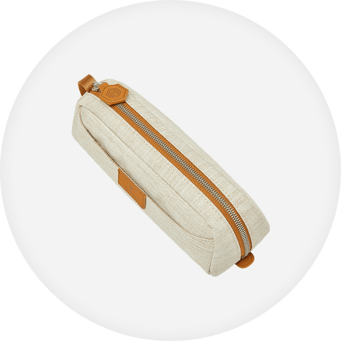 Nordace Siena Pro pencil case is available in two colors - beige
