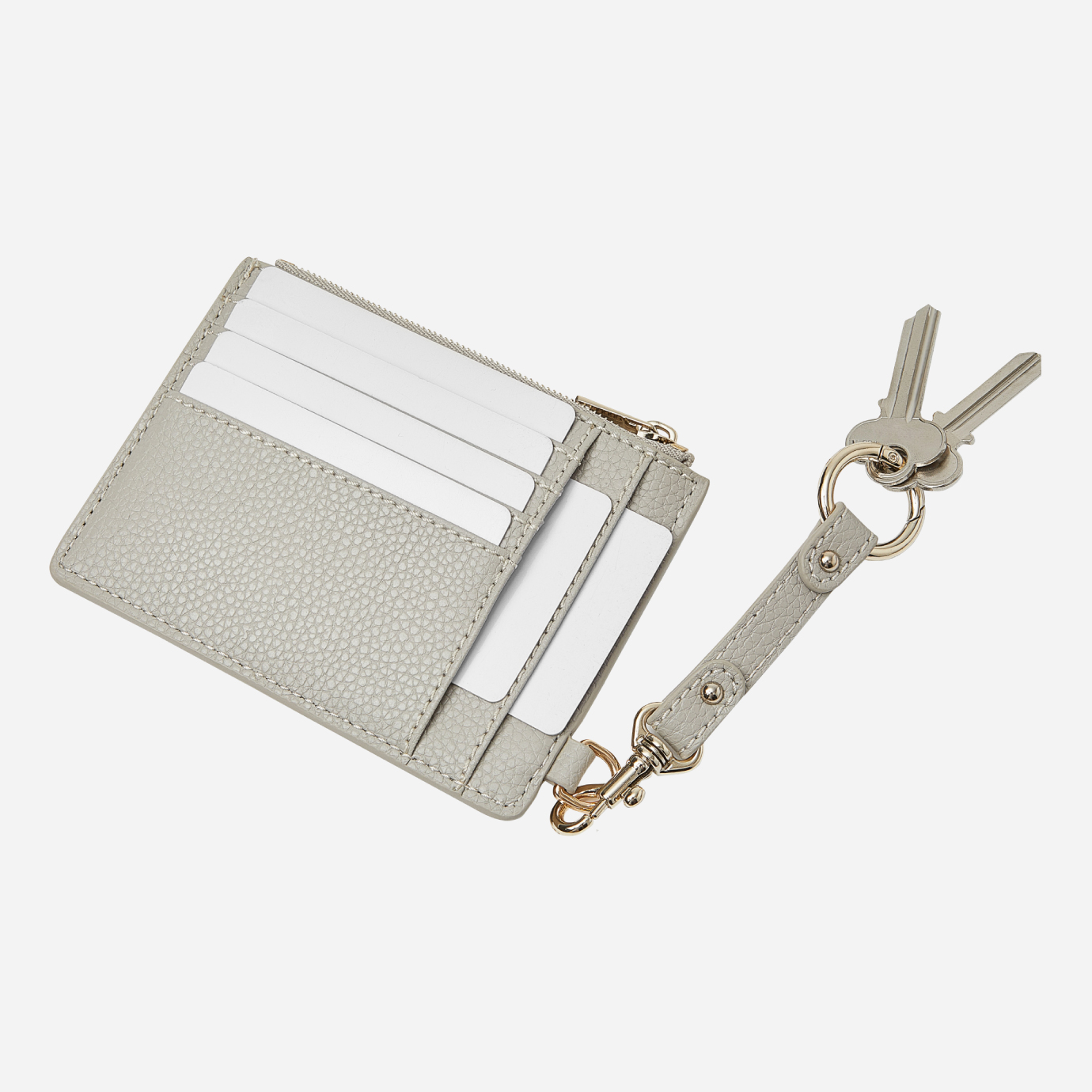 Designer card holder with on sale keychain