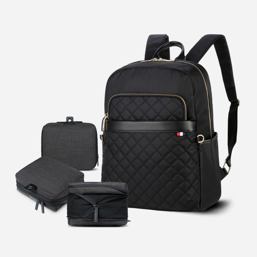 Nordace Ellie - Mini mochila para mujer con puerto de carga USB, resistente  al agua, mini mochila diaria, Azul, Mochilas de viaje